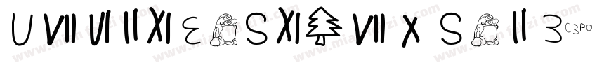 FromtheStars SemiBold Regular字体转换